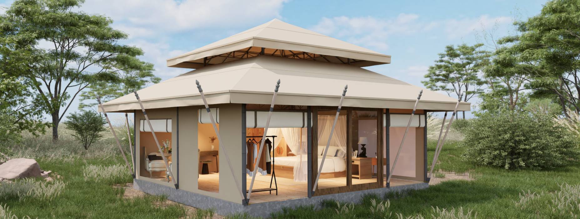 伊宁市户外野奢帐篷